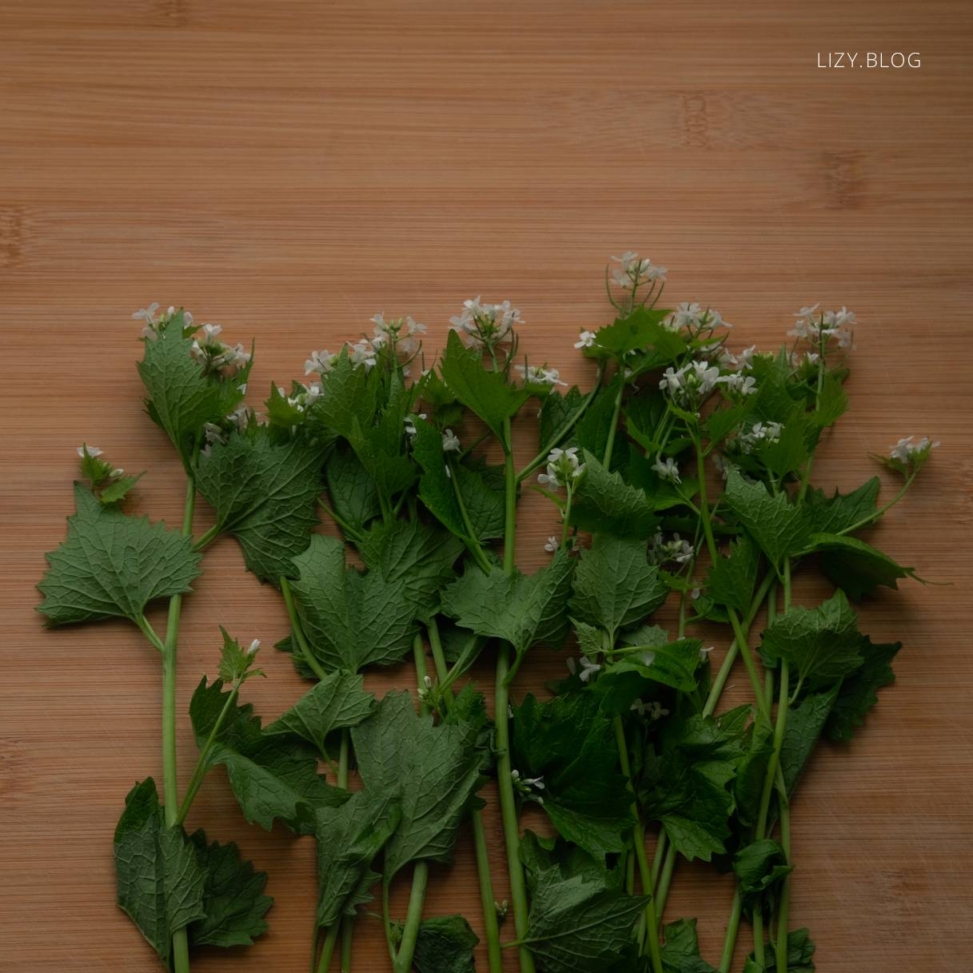 Fresh herbs on a cutting board.